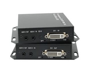 Uncompressed 1920x1200@60 DVI Optical Fiber Extender