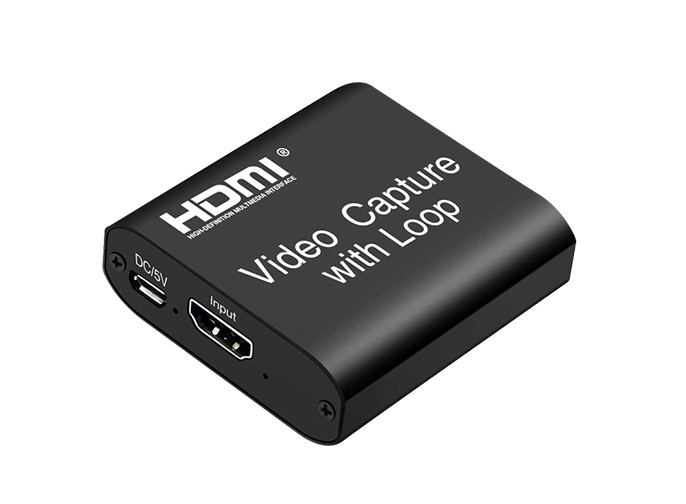 HDMI to USB 2.0 Capture Card With Loop Out