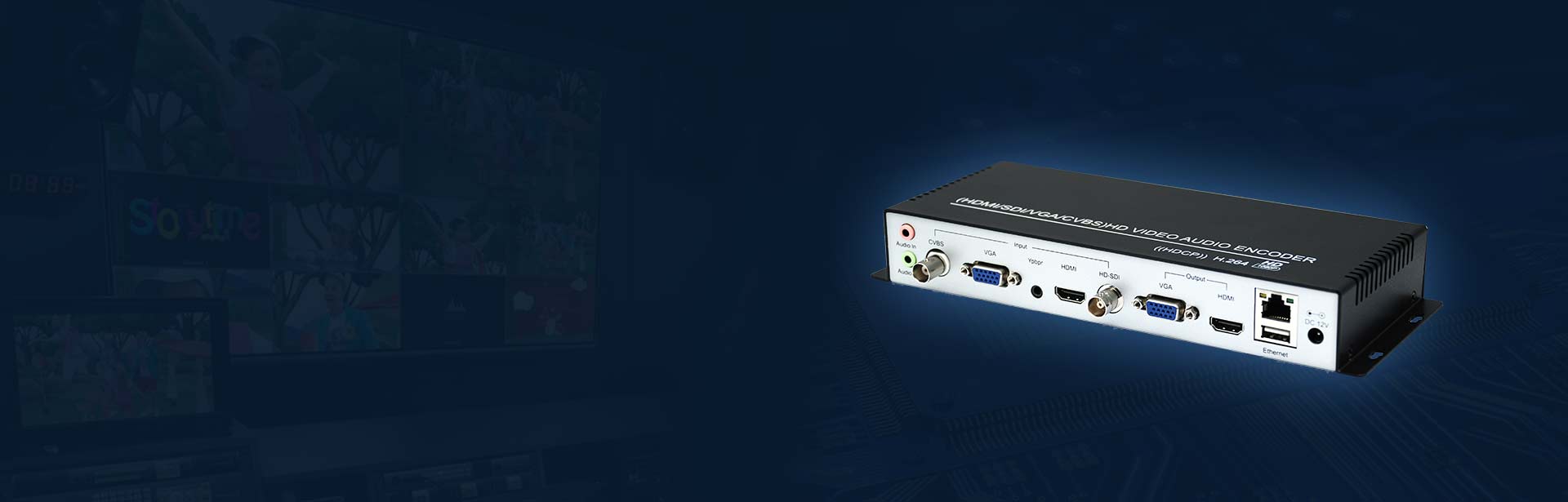 H.264 Multi-interface Video Encoder  For IPTV, Live Stream, Broadcast