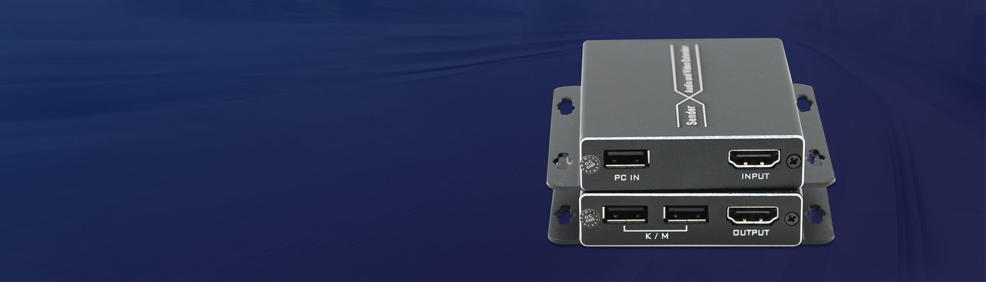 4K@30 HDMI KVM Extender Over Cat6