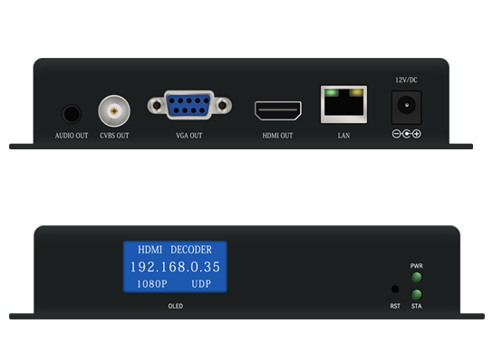 4K HDMI HEVC Hardware Decoder With LCD