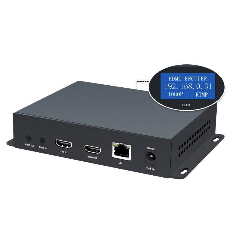h265 hdmi encoder with lcd 4