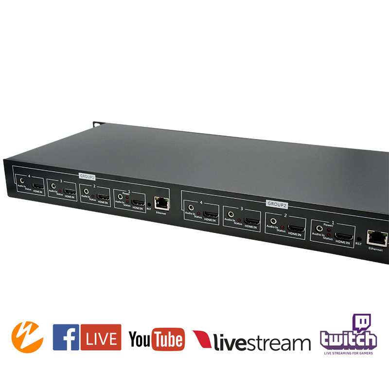 8 channels 4k30 hdmi video encoder 5