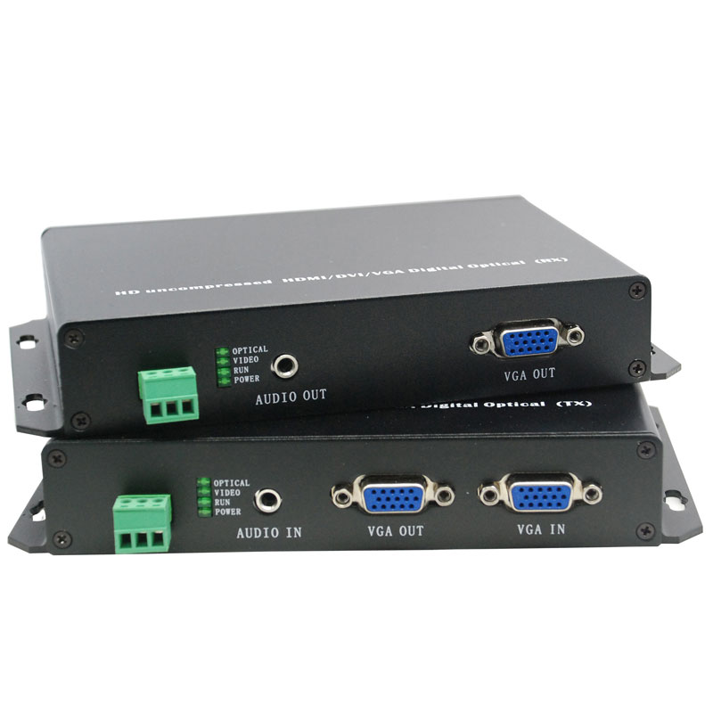 uncompressed 1920 1200 60 vga extender with fiber optic 1