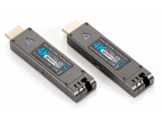 4K@30 Mini HDMI Fiber Optic Extender