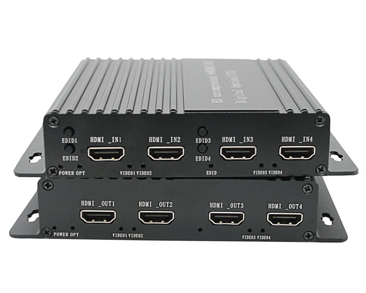 oh404 4 channel hdmi fiber optic extender 5