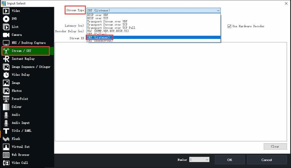 How Set the Video Encoder and Decoder on Vmix Software