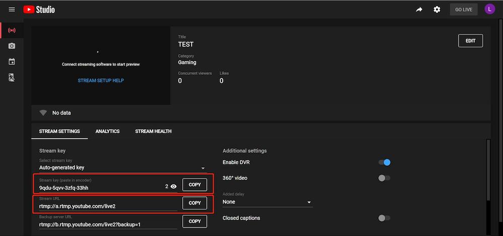 How to Streaming to Youtube Via Rtmp(EH901&ES901)