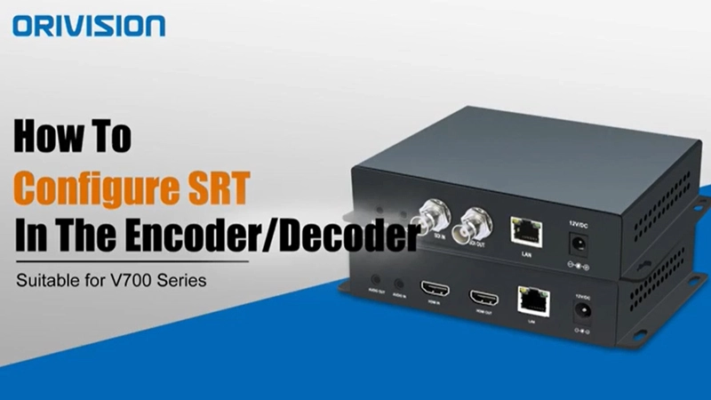 How to Set SRT in The Encoder and Decoder