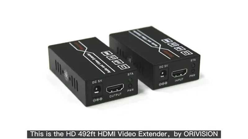 ORIVISION 150m/492ft HDMI Video Extender with IR Control