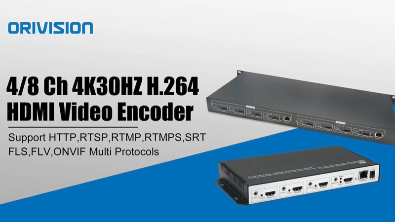 ORIVISION 4/8 Channels 4K@30Hz H.264 HDMI Video Encoder