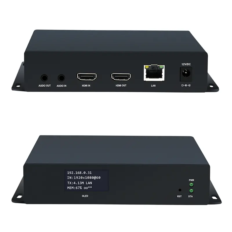 H.265 1080P@60 HDMI Video Encoder With LCD