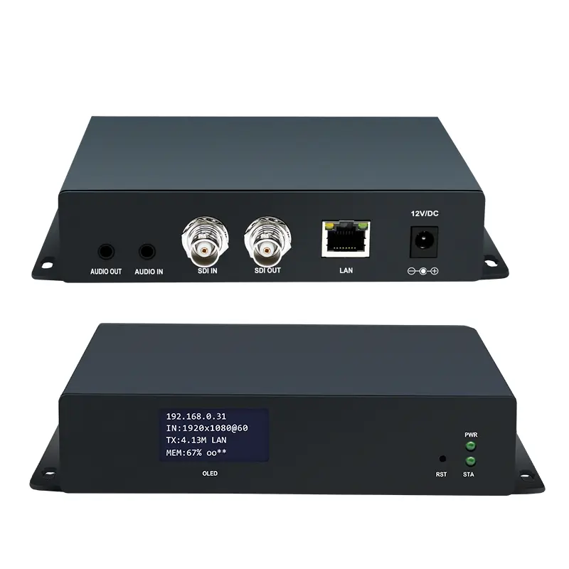 H.265 1080P@60 SDI Video Encoder With LCD