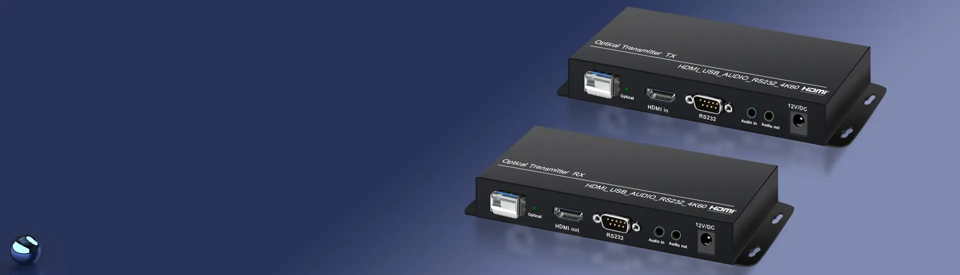 4K@60 HDMI KVM Optical Fiber Extender