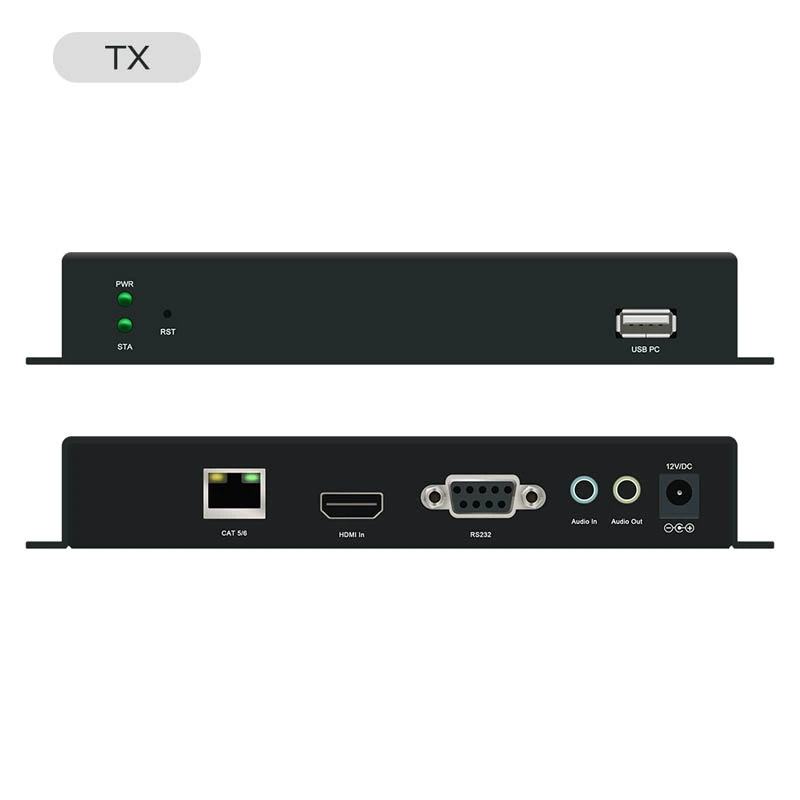 4K@30HZ HDMI/USB2.0 KVM Extender over Cat 5e/6