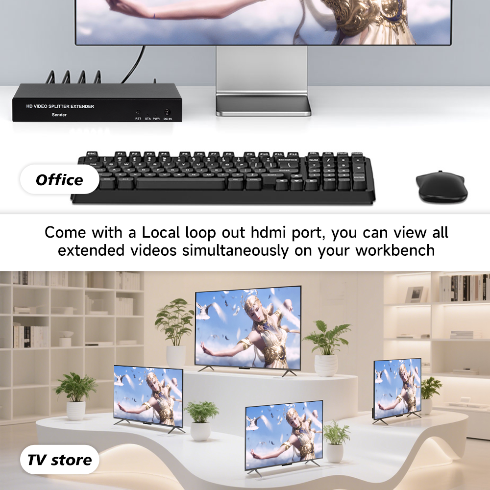 200m hdmi splitter extender 06