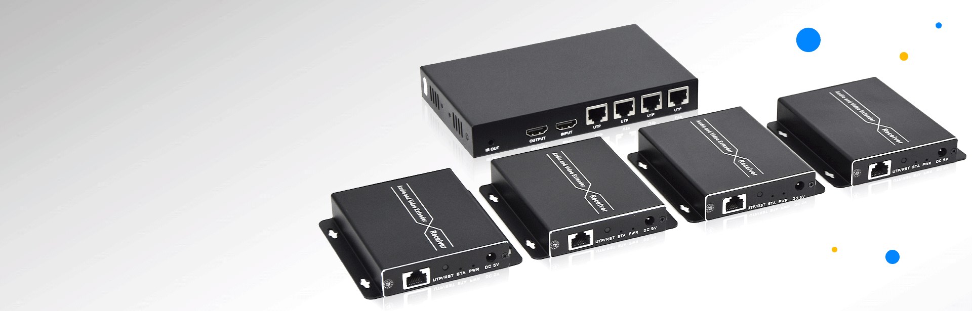 HDMI Splitter Extender 1x4